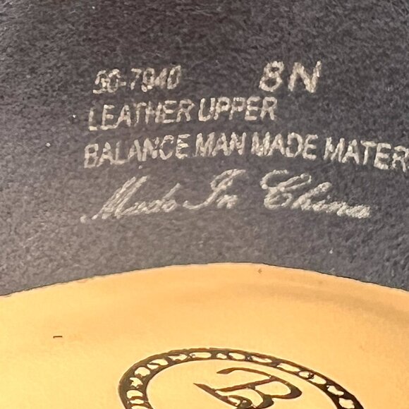 8N 8 NARROW WIDTH Bella Vita Blue Suede Leather Block Heels Sandals Shoes - Picture 12 of 12